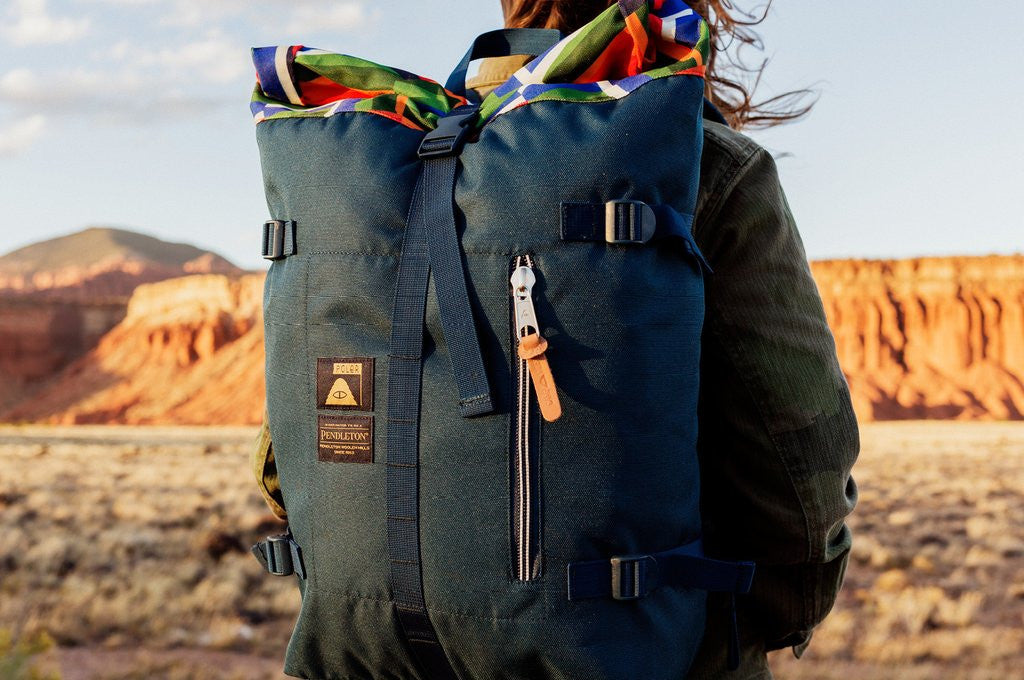Poler x Pendleton - Classic Rolltop Backpack, Crater Lake – The Giant Peach