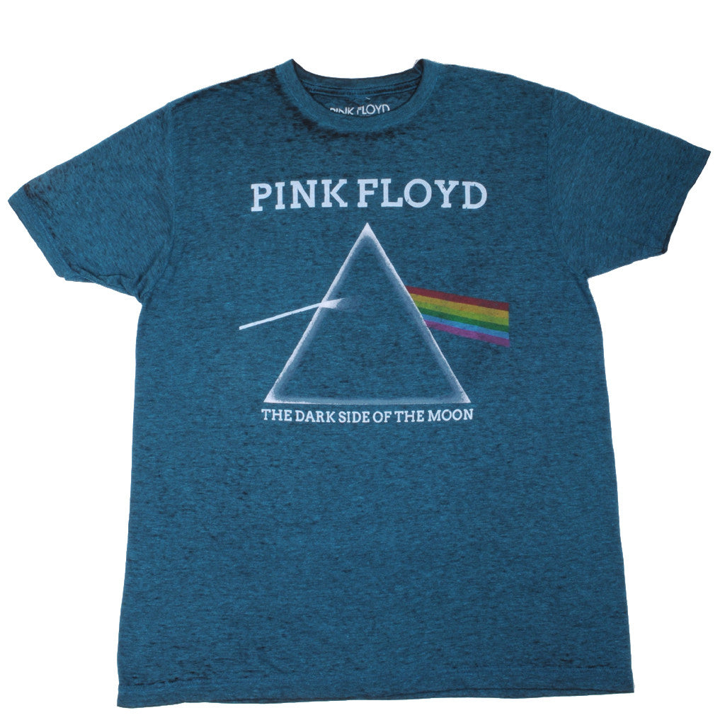 Pink Floyd - Dark Side of the Moon Men's Shirt, Teal - The Giant Peach
