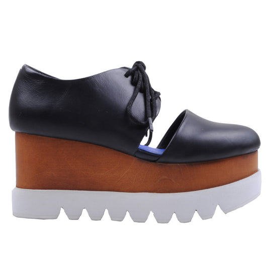 Jeffrey Campbell - Ponchik Shoes, Black/White - The Giant Peach