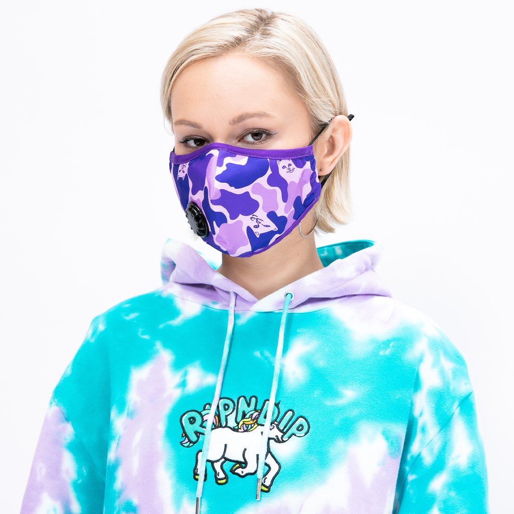 RIPNDIP Ventilator Face Mask, Purple Camo – The Giant Peach