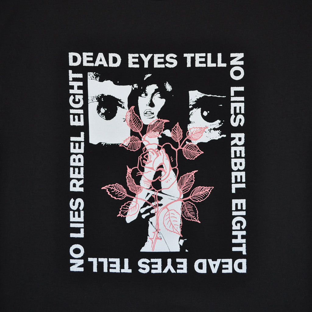 REBEL8 x BOW3RY - Dead Eyes Men's Shirt, Black - The Giant Peach