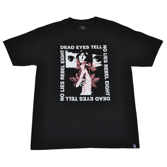 REBEL8 x BOW3RY - Dead Eyes Men's Shirt, Black - The Giant Peach