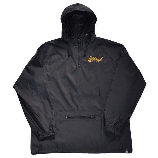 REBEL8 - Floret Embroidered Men's Anorak Jacket, Black - The Giant Peach