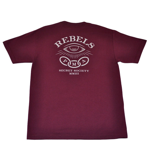 REBEL8 - Foretold Men's Shirt, Burgundy - The Giant Peach