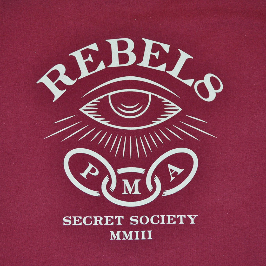 REBEL8 - Foretold Men's Shirt, Burgundy - The Giant Peach
