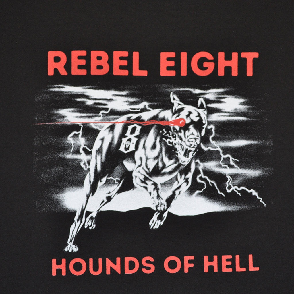 REBEL8 - Hellhound Men's Shirt, Black - The Giant Peach