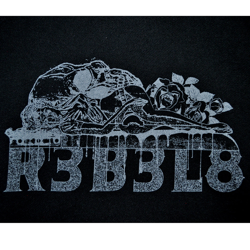 REBEL8 x BOW3RY - Sacrifice Men's Pullover Hoodie, Black - The Giant Peach