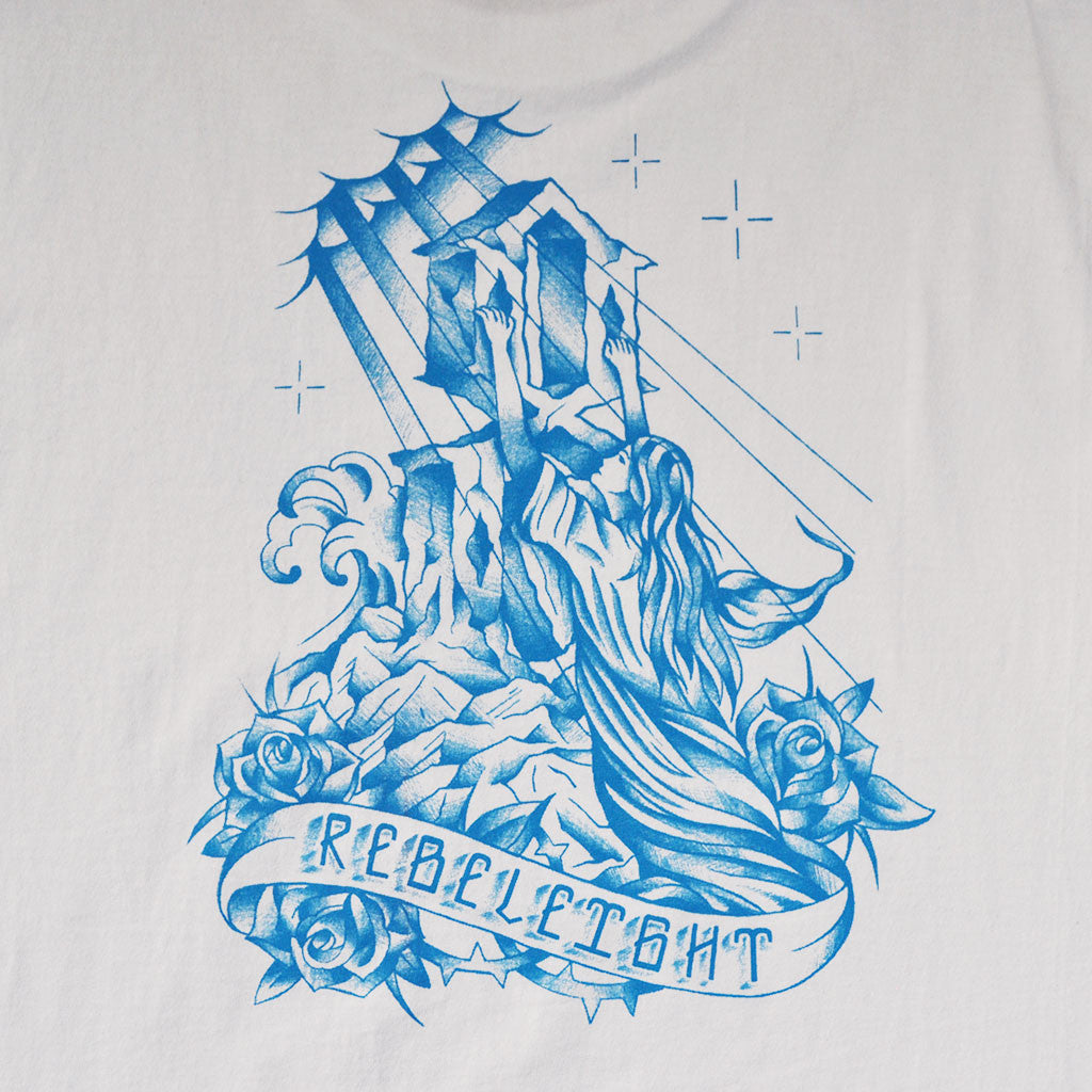 REBEL8 - Sanctified Men's Shirt, White - The Giant Peach