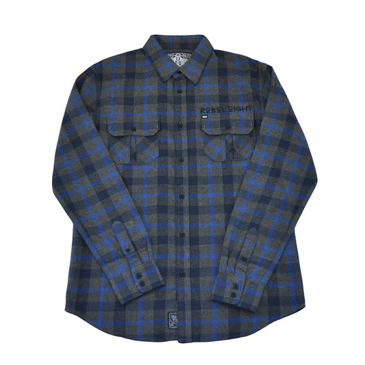 REBEL8 - Scrapper Men's Flannel Shirt, Multi-Colored - The Giant Peach