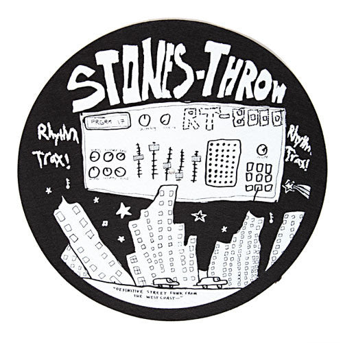 Stones Throw - Rhythm Trax Slip Mats (1 Pair), Black - The Giant Peach