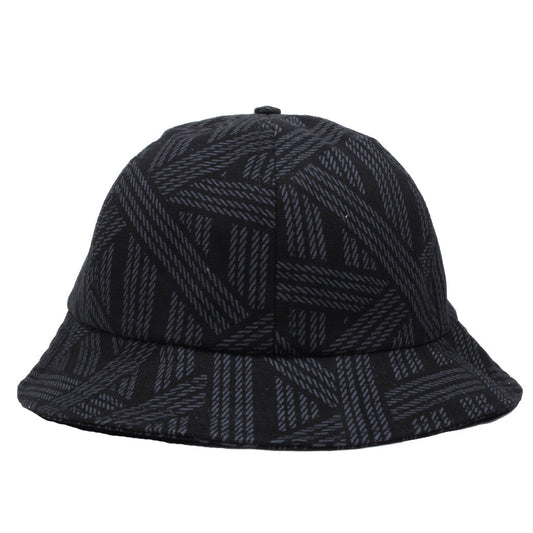 The Quiet Life - Rope Dome Bucket Hat, Black - The Giant Peach