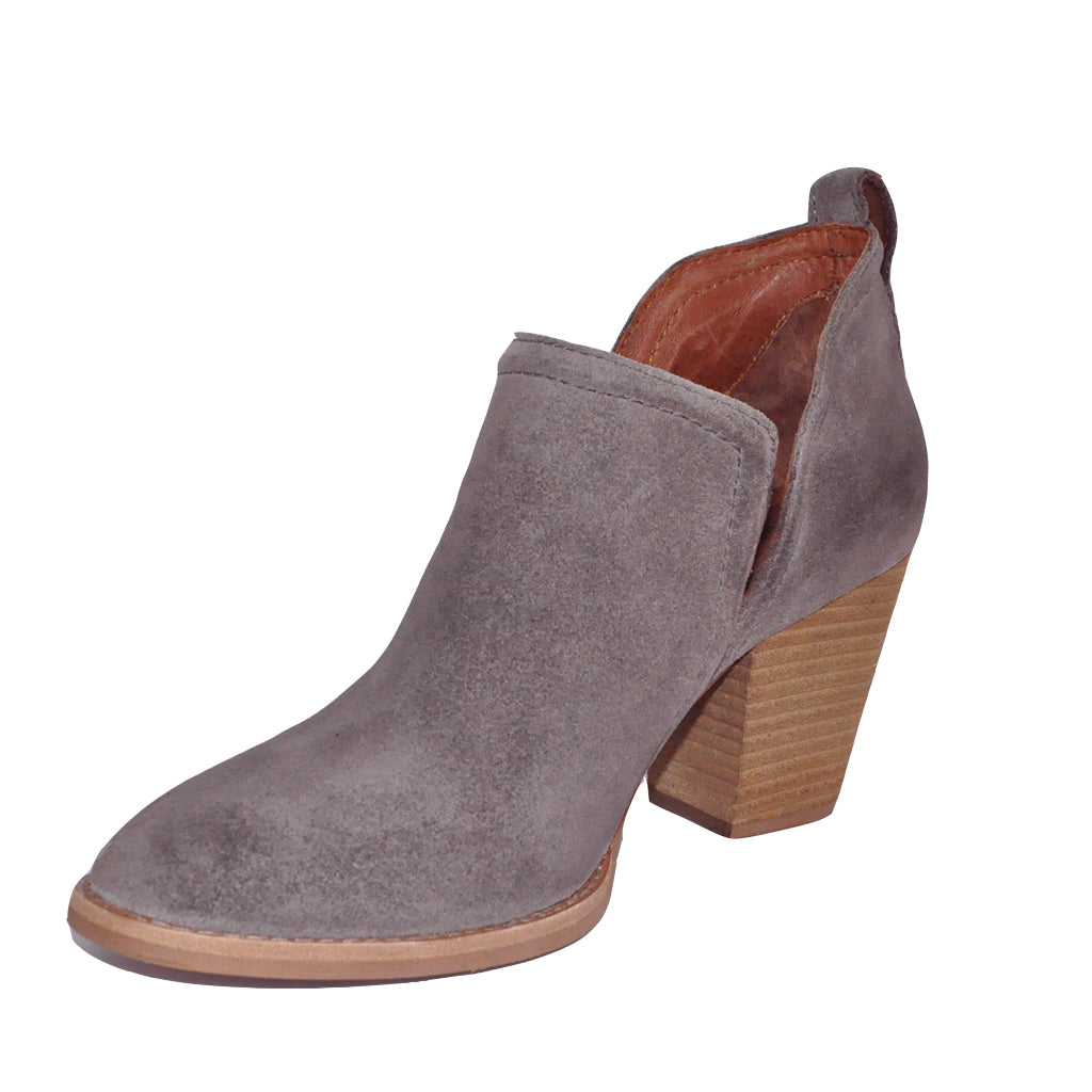 Jeffrey Campbell - Rosalee Ankle Bootie, Taupe Suede - The Giant Peach