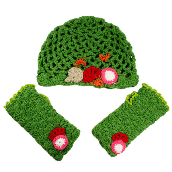 Yummy You! by Twinkie Chan - Salad Set (Hat & Mitts) - The Giant Peach
