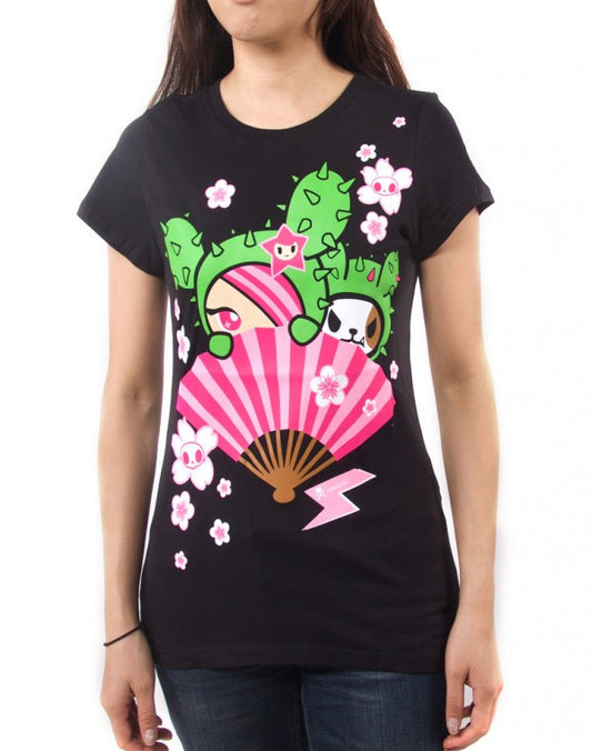 tokidoki - Super Fan Women's Shirt, Black - The Giant Peach