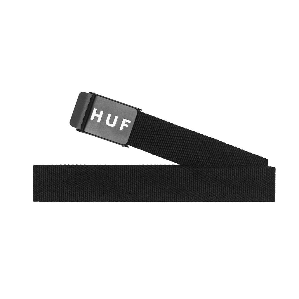 HUF - Original Logo Scout Belt, Black - The Giant Peach