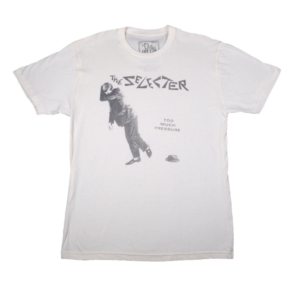 The Selecter - Too Much Pressure Men's Shirt, Ecru - The Giant Peach