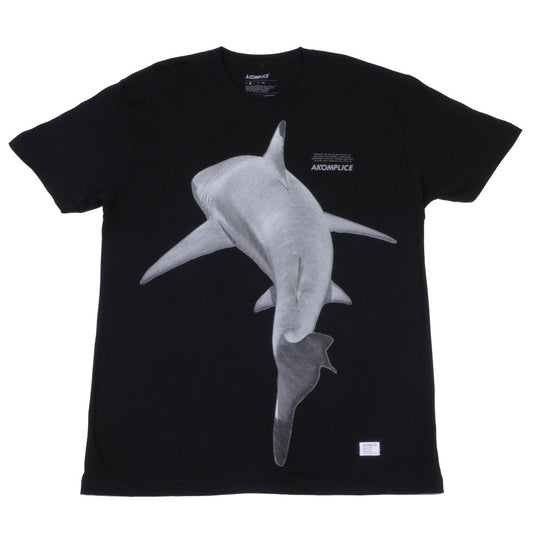 Akomplice - Killer Shark Men's Tee, Black - The Giant Peach