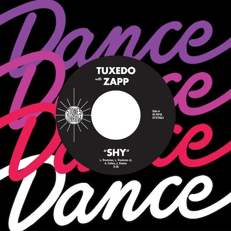 Tuxedo - Shy with Zapp b/w Instrumental, 7" Vinyl - The Giant Peach