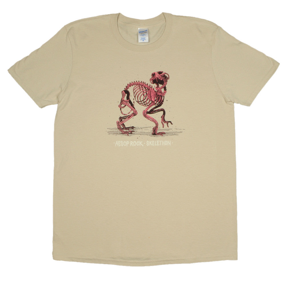 Aesop Rock - Skelethon Men's Shirt, Sand - The Giant Peach
