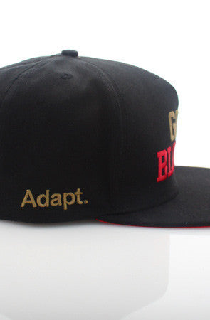 Adapt - Gold Blooded Snapback Hat, Black - The Giant Peach
