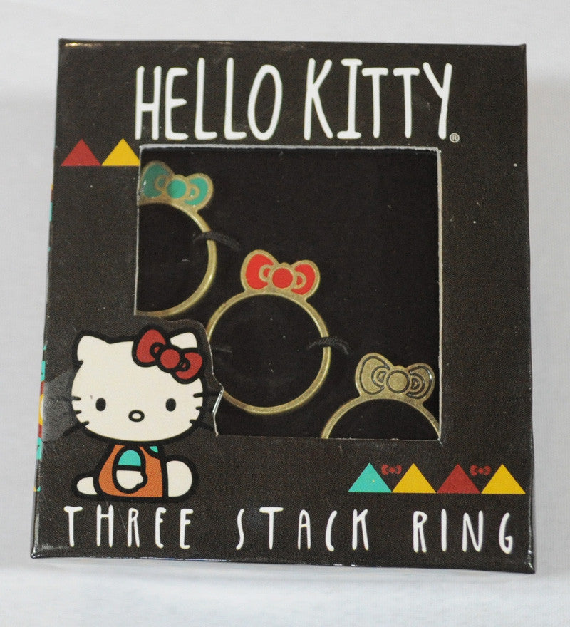Loungefly - Hello Kitty Southwestern 3 Stack Ring - The Giant Peach