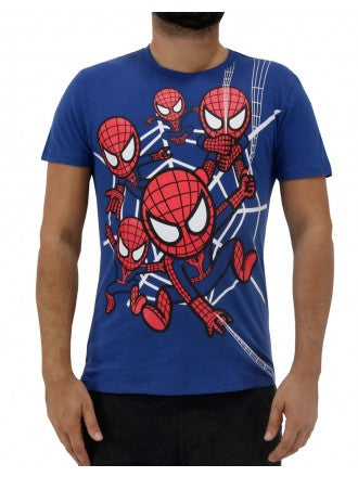 tokidoki TKDK - Spidey Chaos Men's Shirt, Navy - The Giant Peach