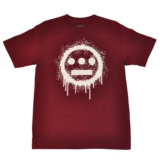 delHIERO - Splatter Men's Shirt, Burgundy - The Giant Peach