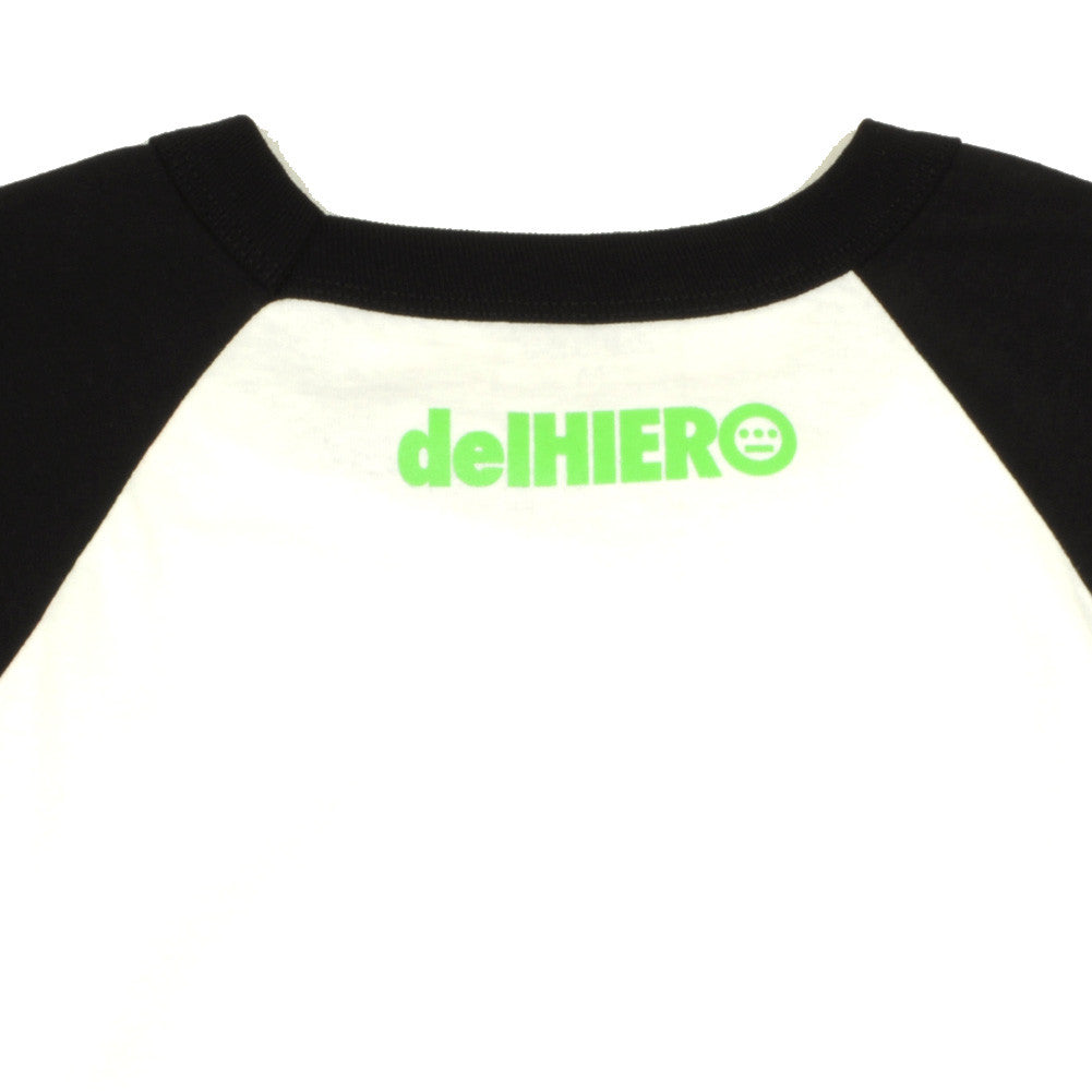 delHIERO - Splatter  Men's Raglan Shirt, Black - The Giant Peach