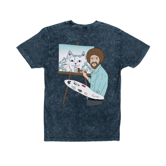 RIPNDIP - Ross Men's Tee, Blue Mineral Wash