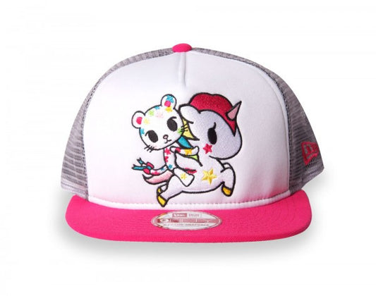 tokidoki - Star Bright Mesh Trucker, White - The Giant Peach