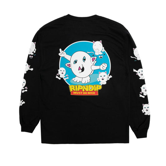 RIPNDIP - Nerm Story Men's L/S Tee, Black