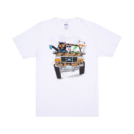 RIPNDIP - The Whole Gang Men's Tee, White