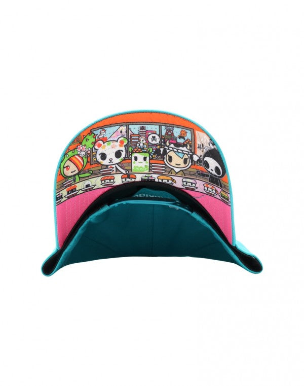 tokidoki - Sushicorno Snapback Hat, Turquoise