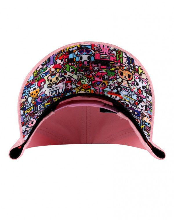 tokidoki - Sweet Squad Snapback Hat, Pink - The Giant Peach