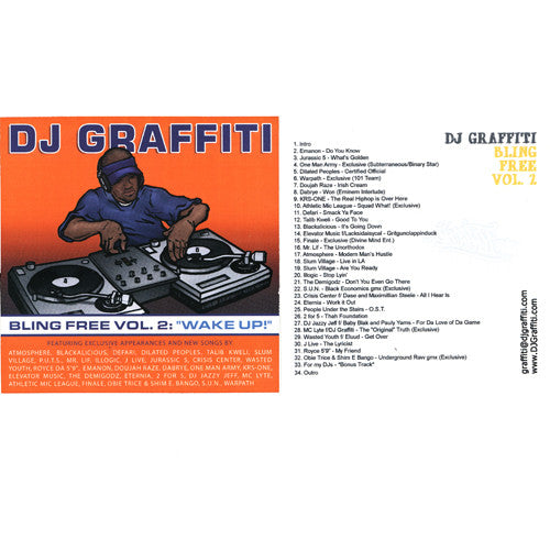 DJ Graffiti - Bling Free Volume 2, CD - The Giant Peach