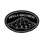 Hella Records - Logo Shirt, White/Black - The Giant Peach