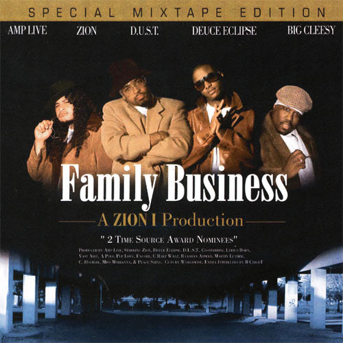 Zion-I - Family Business, Mixed CD - The Giant Peach