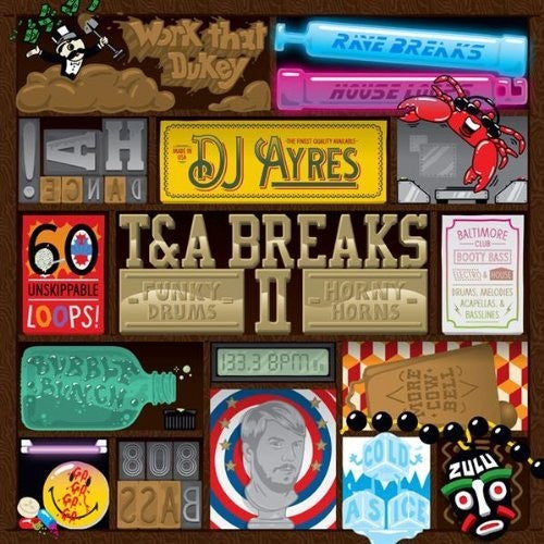 DJ Ayres - T&A Breaks II, LP Vinyl - The Giant Peach