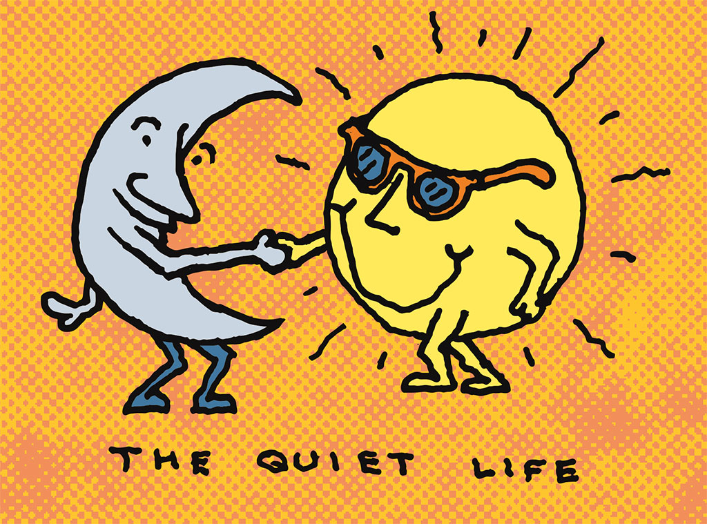 The Quiet Life - Sun & Moon Men's Shirt, Tie Dye