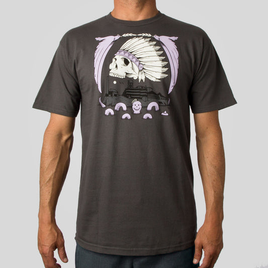 SuperFishal (Jeremy Fish) - The Rock Men's Shirt, Charcoal - The Giant Peach