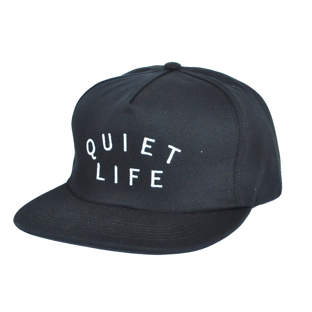 The Quiet Life - Arch Men's Unstructured Snapback, Black - The Giant Peach
