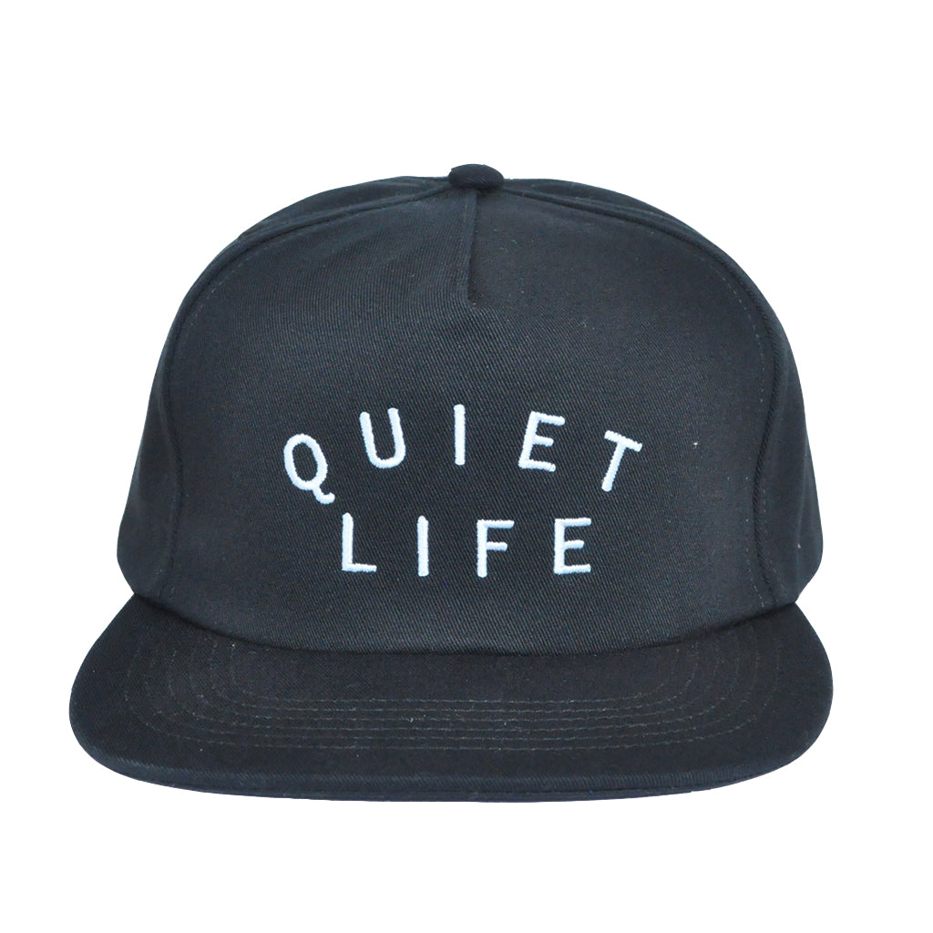 The Quiet Life - Arch Men's Unstructured Snapback, Black - The Giant Peach