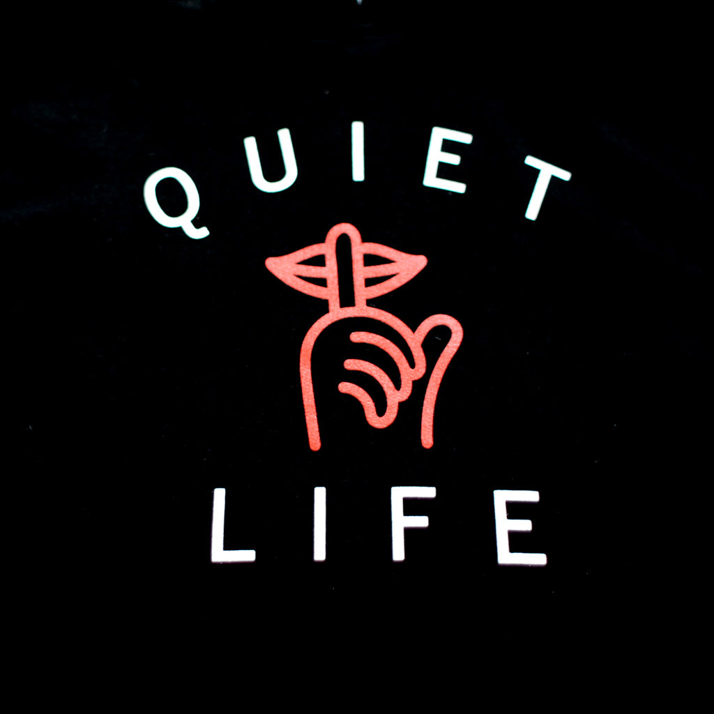 The Quiet Life - Classic Shhh Pullover Men's Hood, Black