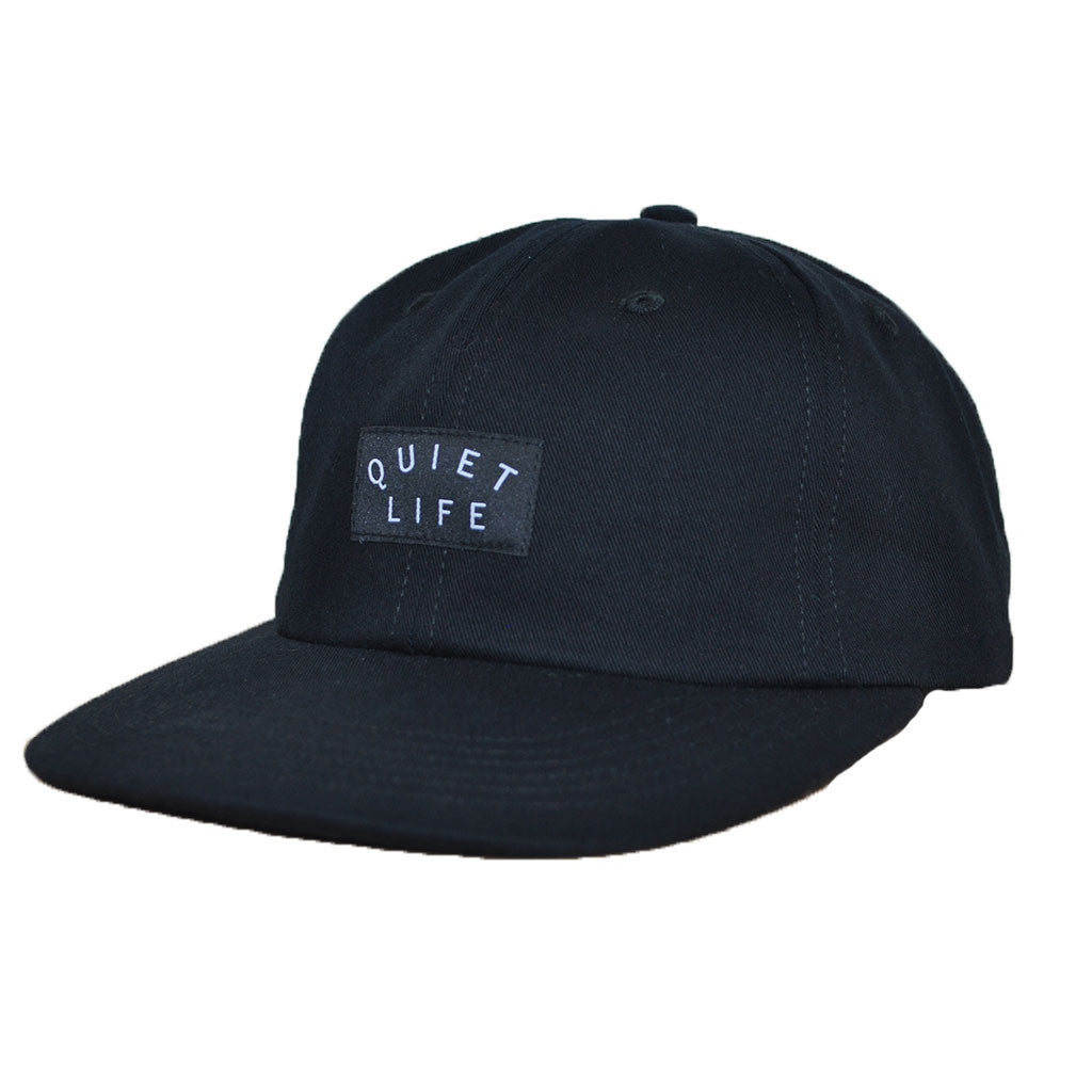 The Quiet Life - Field Men's Polo Hat, Black - The Giant Peach