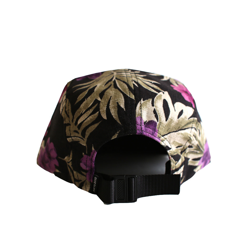 The Quiet Life - Hawaiian Floral Men's 5 Panel Camper Hat, Floral