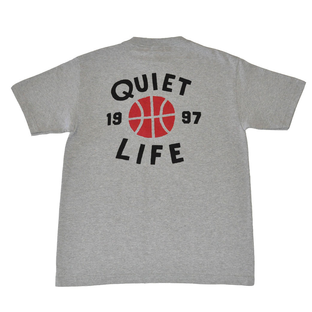 The Quiet Life - Hoops Men's Shirt, Heather Grey - The Giant Peach
