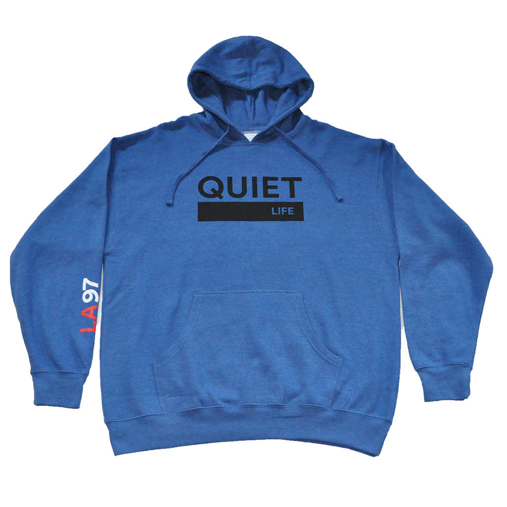 The Quiet Life - League Pullover Men's Hoodie, Royal Heather - The Giant Peach
