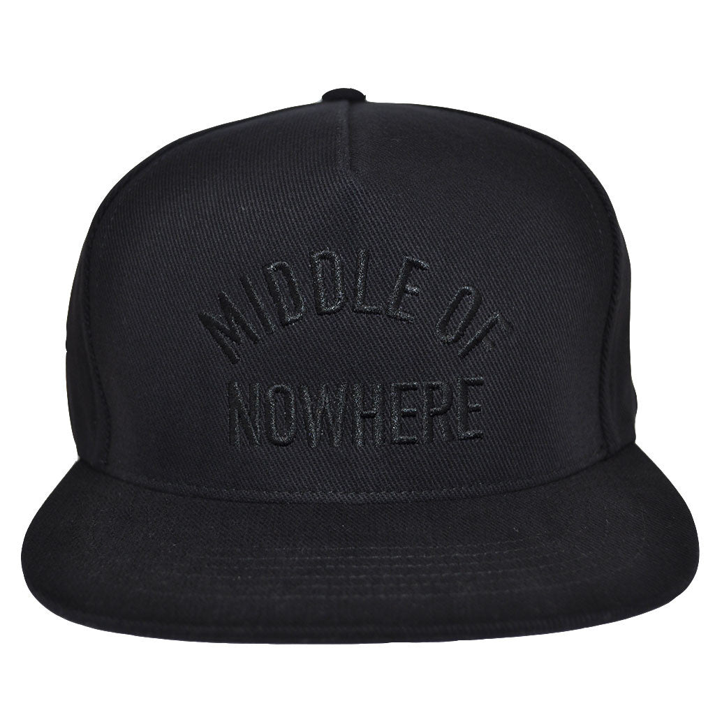 The Quiet Life - Middle Of Nowhere Men's Snapback, Black - The Giant Peach