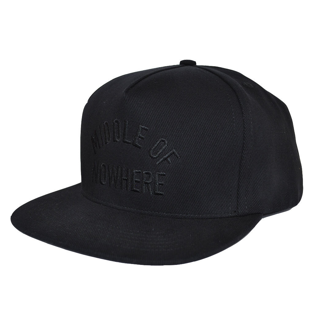The Quiet Life - Middle Of Nowhere Men's Snapback, Black - The Giant Peach