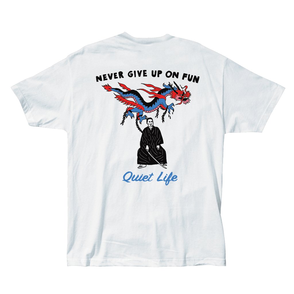 The Quiet Life - Never Give Up On Fun Men's Shirt, White